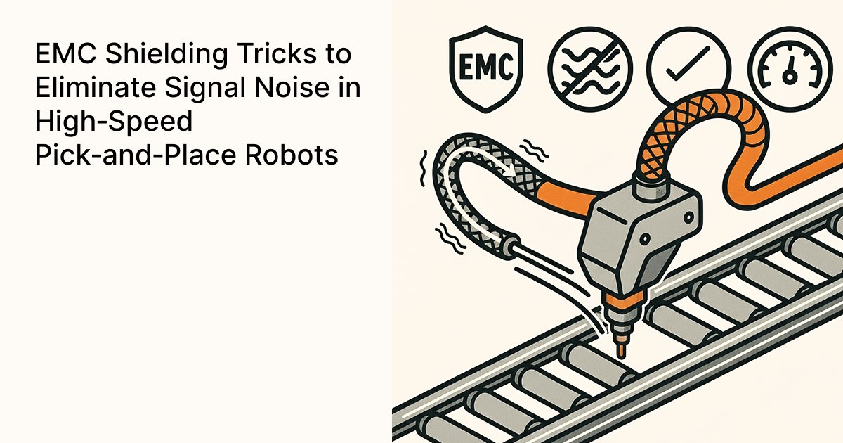 Emc Robot LAPP Singapore | 4 EMC Shielding Tricks to Guarantee Robot Signal Integrity
